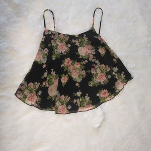 Floral Summer Crop Top